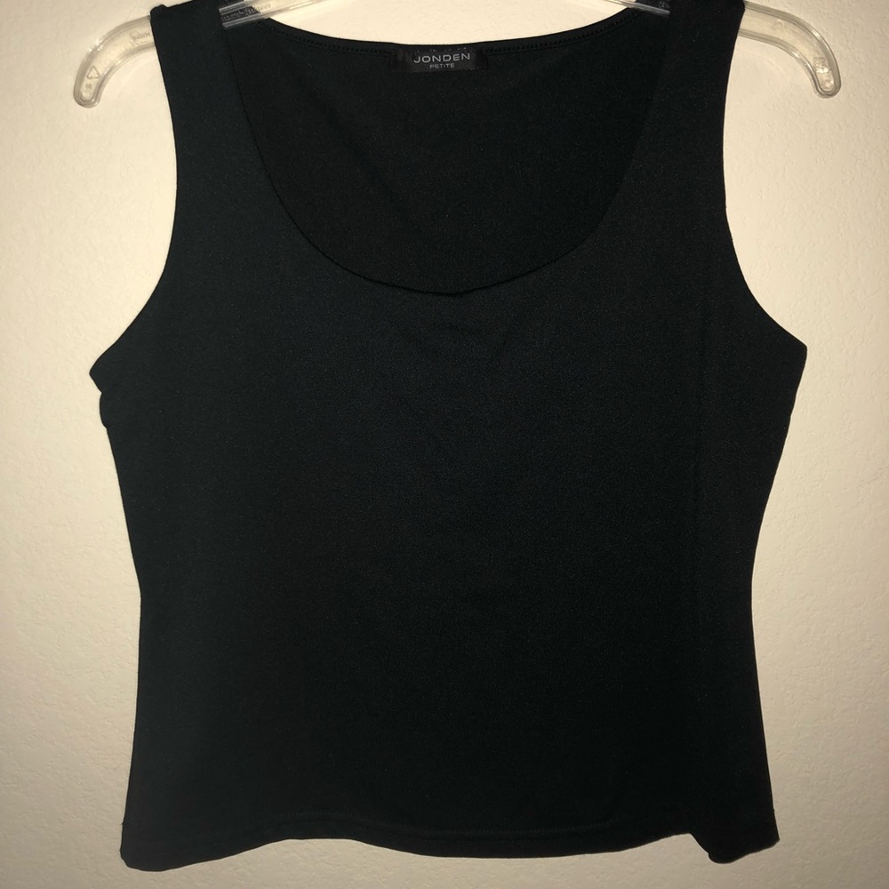 Black, fancy, cropped shirt